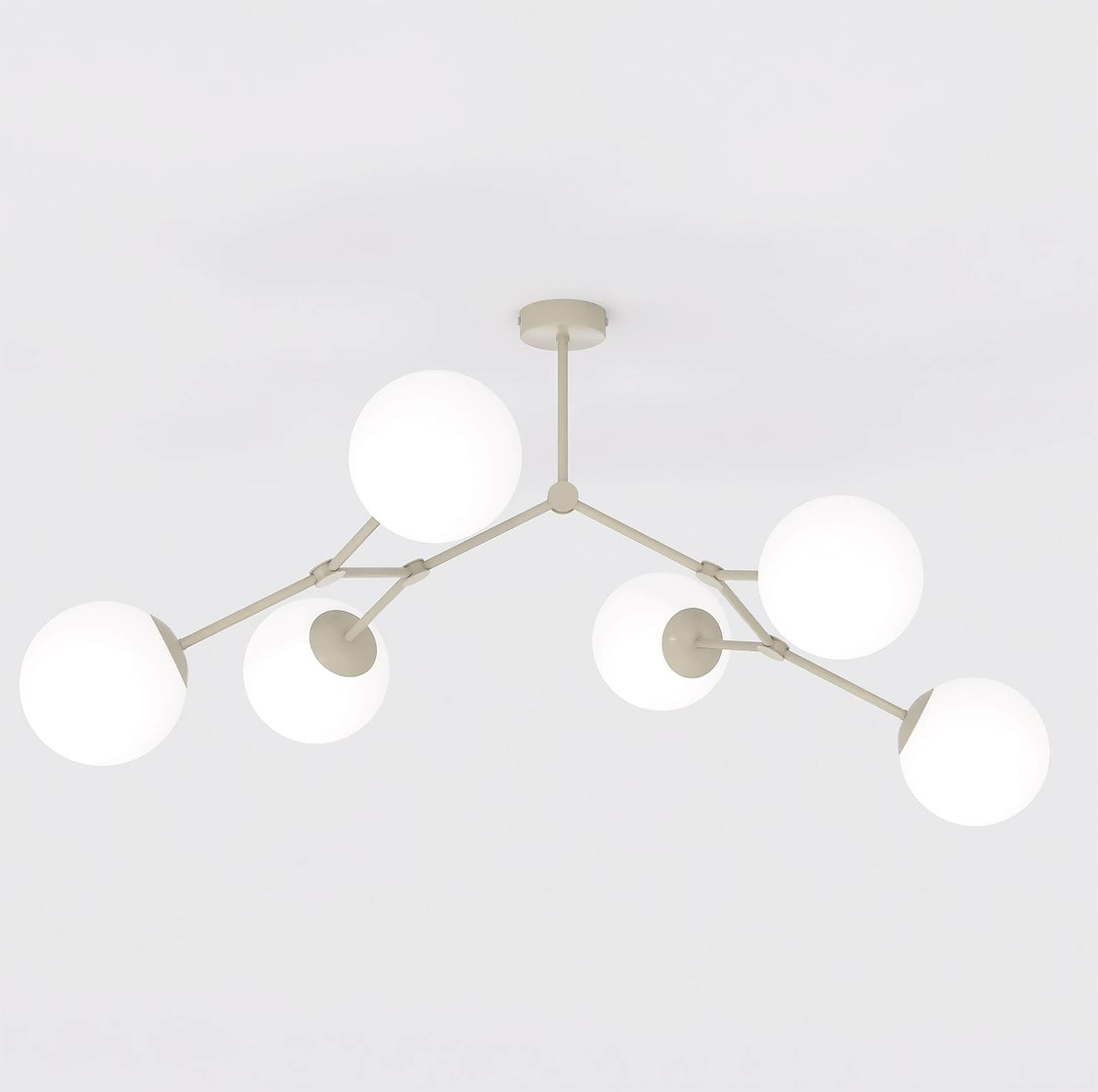 Emibig Space Deckenlampe 6x10 W beige 1703/6
