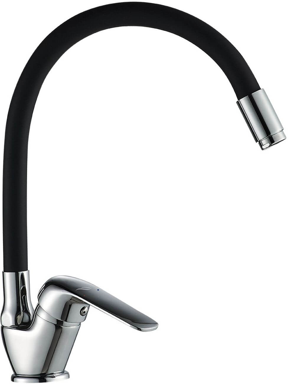 Kuchinox Elza Küchenarmatur Stehend chrom-schwarz BKE_767D
