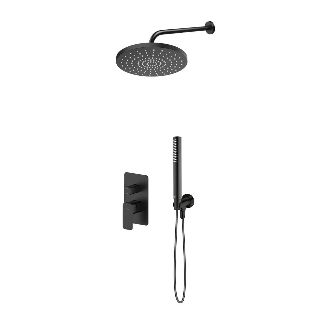 Set Badewannen- und Duscharmatur Oltens Hadsel 34108300, Kopfbrause Oltens Pluva 37010300, 39400300, 39304300, 37102300, 37200300