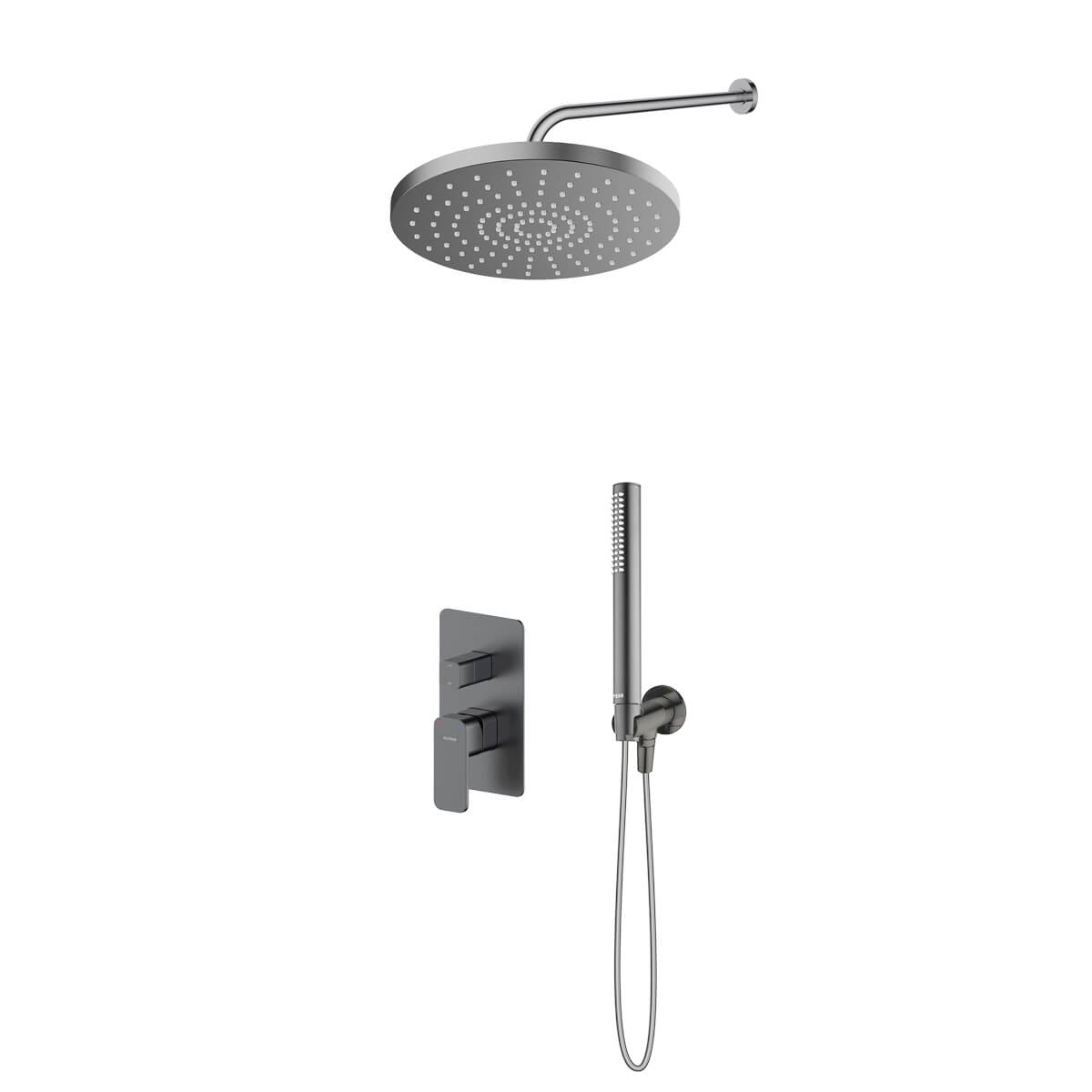 Set Badewannen- und Duscharmatur Oltens Hadsel 34108400, Kopfbrause Oltens Alvo 37011400, 39402400, 39304400, 37102400, 37200400