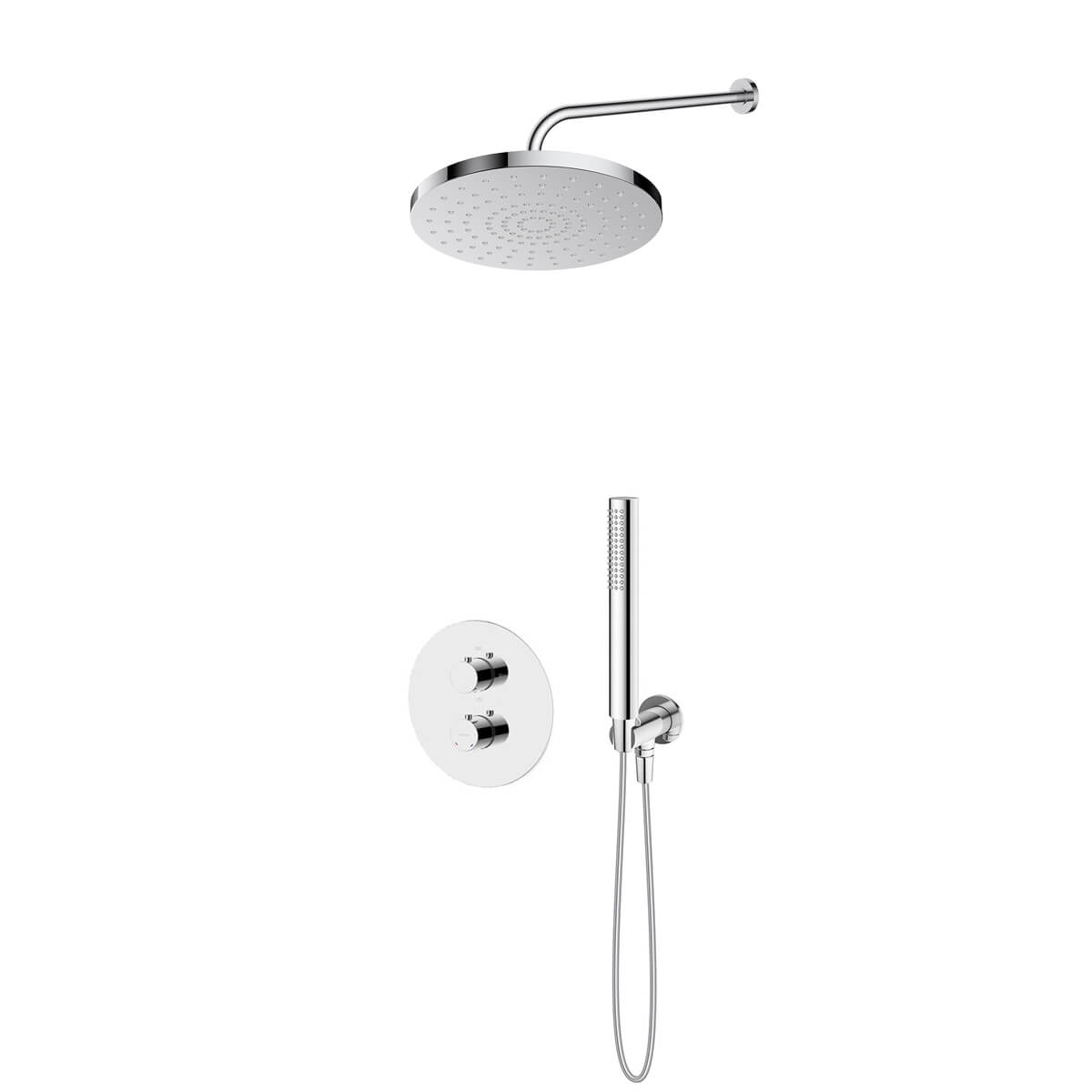 Set Badewannen- und Duscharmatur Oltens Katla 34600100, Kopfbrause Oltens Pluva 37010100, 39400100, 37102100, 39304100, 37200100