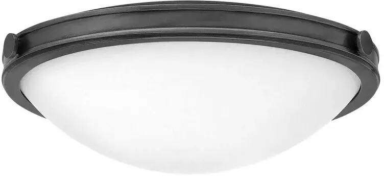 Elstead Lighting Collier Decke 3x40 W schwarz-opal HK-COLLIER-F-M-BX