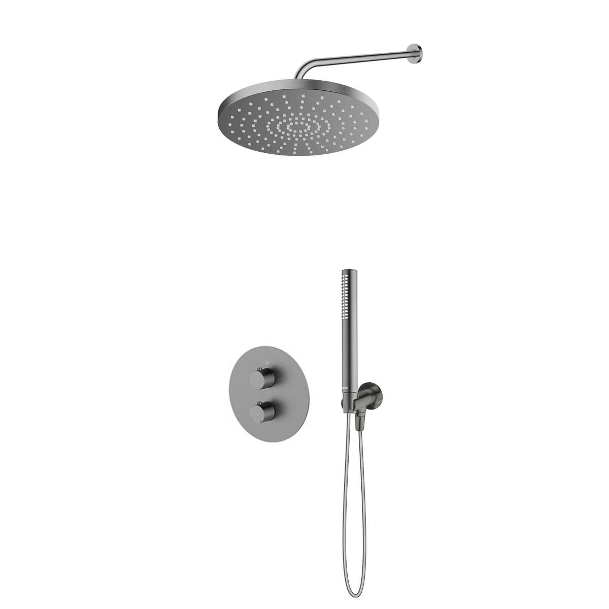 Set Badewannen- und Duscharmatur Oltens Katla 34600400, Kopfbrause Oltens Alvo 37011400, 39402400, 39304400, 37102400, 37200400