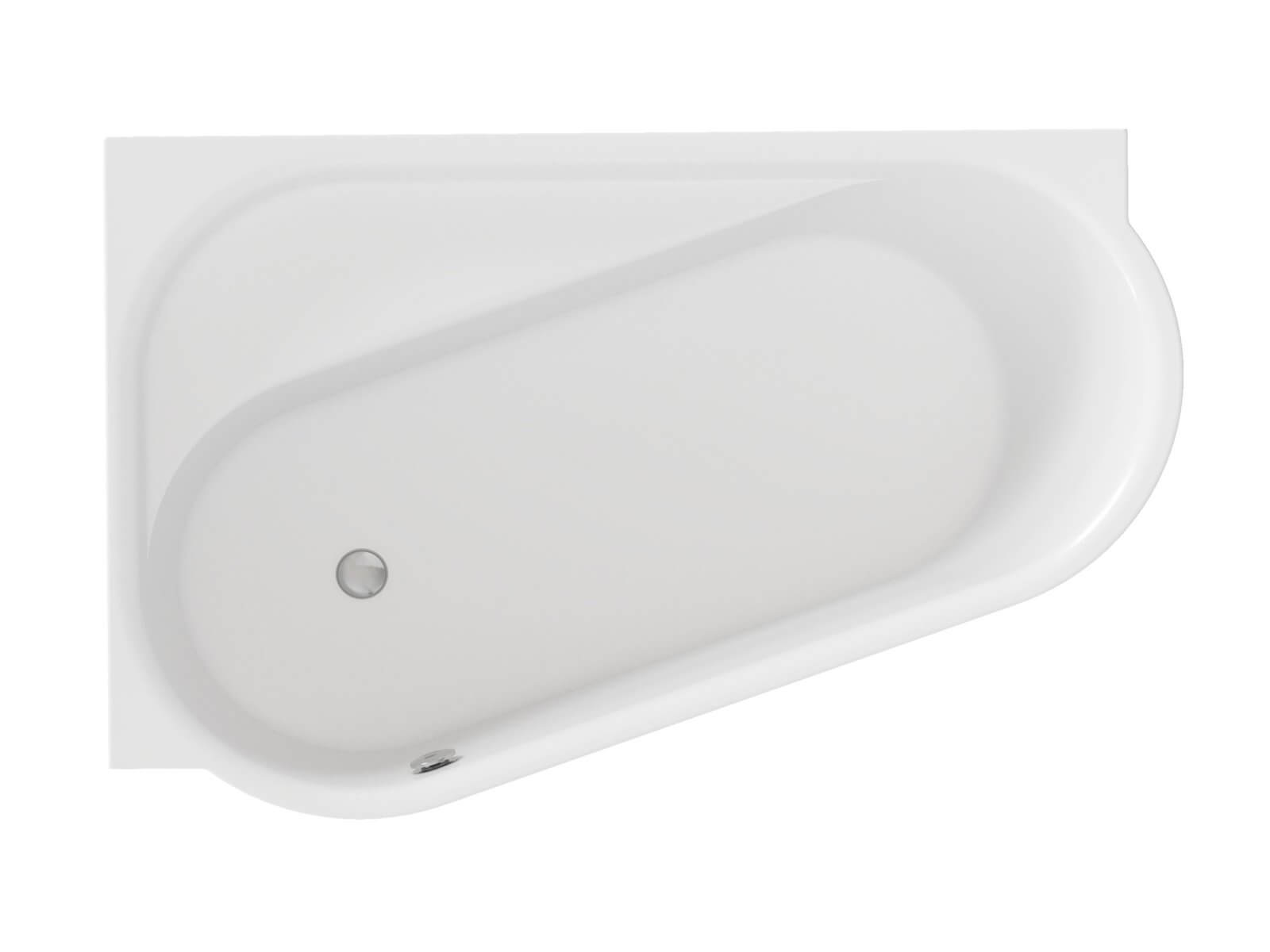Ravak ARC Eckbadewanne 170x105 cm linksseitig weiß CF71000000