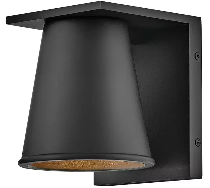 Elstead Lighting Hans Außenwandleuchte 1x8 W schwarz HK-HANS-S-BLK