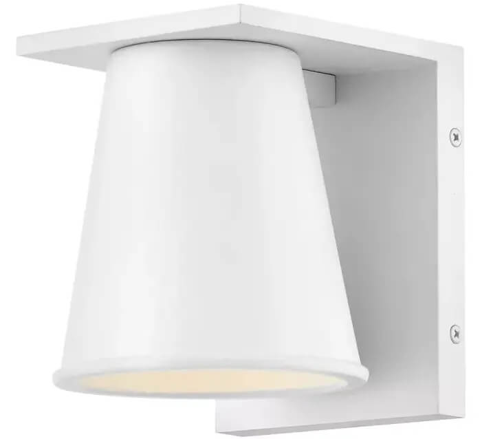 Elstead Lighting Hans Außenwandleuchte 1x8 W weiß HK-HANS-S-WHT