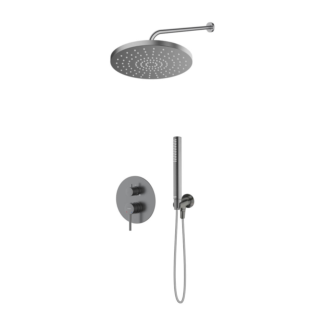 Set Badewannen- und Duscharmatur Oltens Molle 34113400, Kopfbrause Oltens Alvo 37011400, 39402400, 39304400, 37102400, 37200400