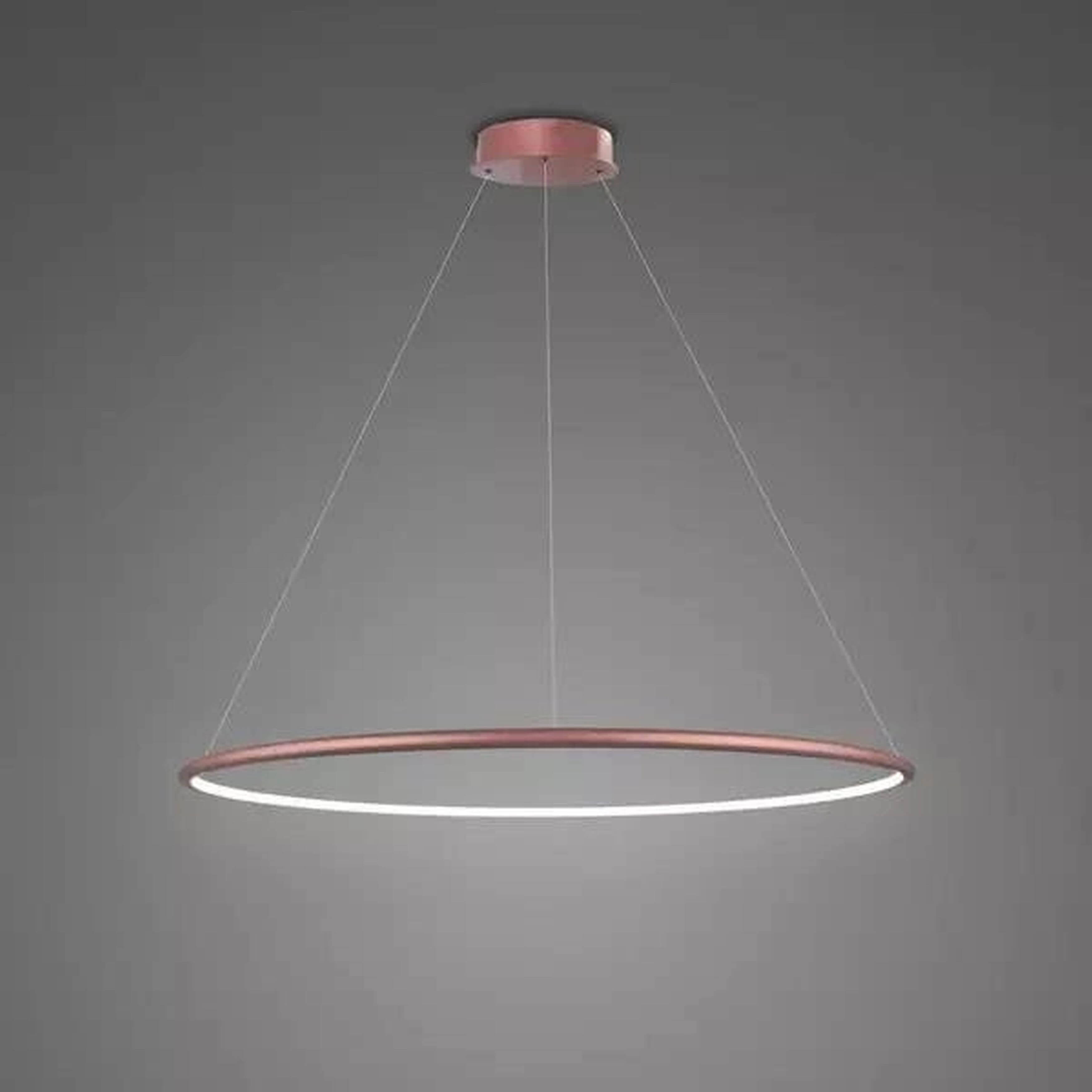 Altavola Design Ledowe Okręgi Pendelleuchte 1x23 W roségold LA073/P_60_in_4k_rose_gold_dimm