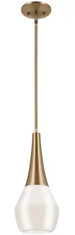 Elstead Lighting Deela Pendelleuchte 1x60 W braun-opal KL-DEELA-P-CPZ