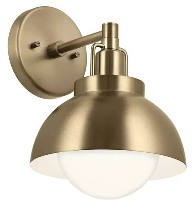 Elstead Lighting Niva Wandleuchte 1x40 W braun KL-NIVA-1W-1P-CPZ
