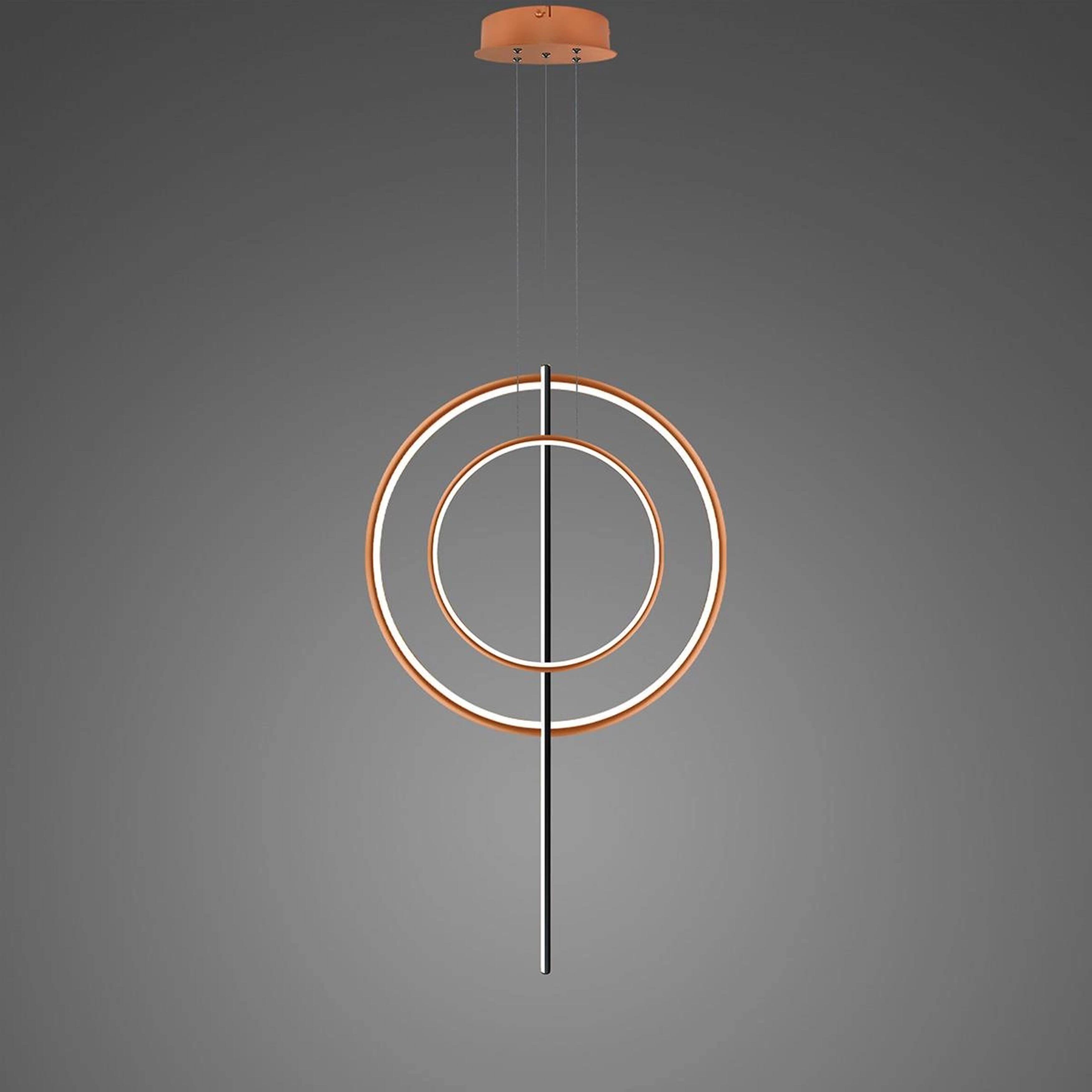 Altavola Design Linea Pendelleuchte 3x51 W schwarz-kupfer LA087/2P_60_40_100_3k_copper_black