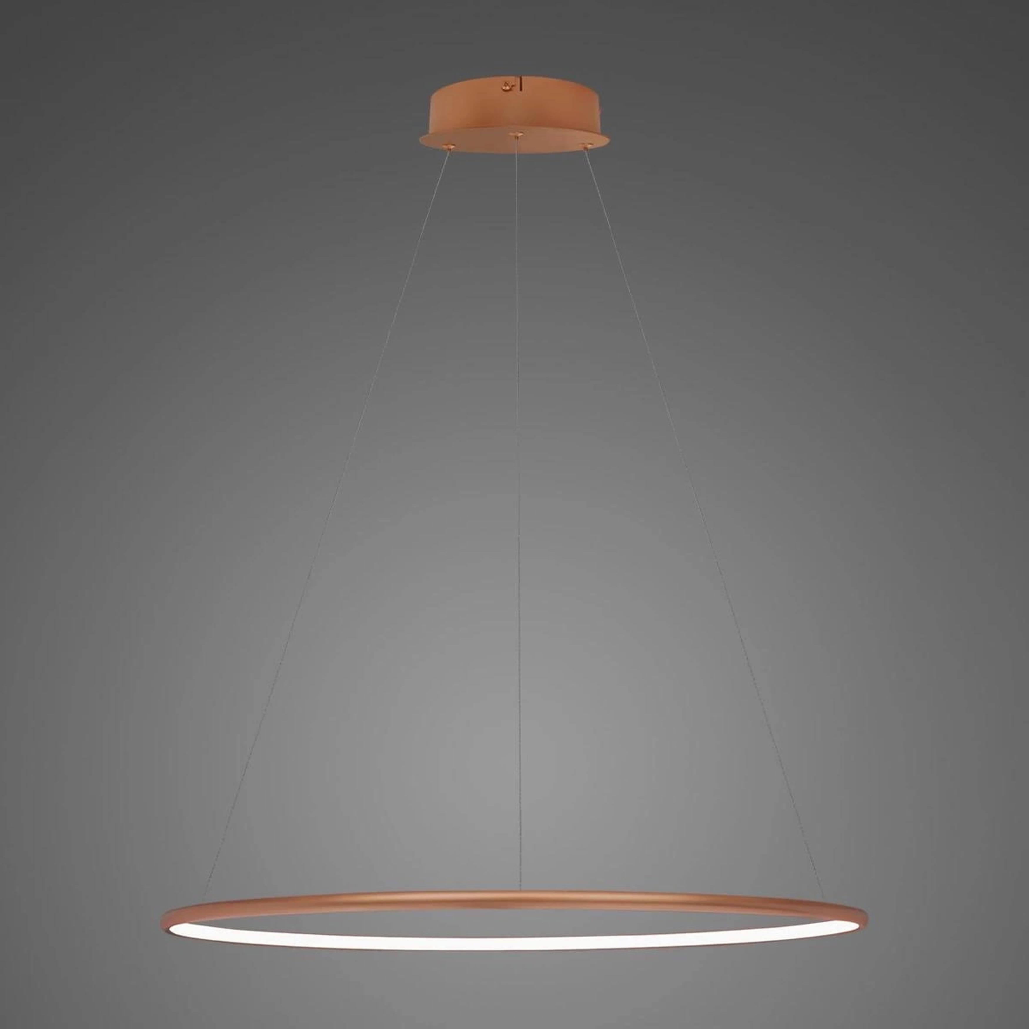 Altavola Design Ledowe Okręgi Pendelleuchte 1x23 W kupfer LA073/P_60_in_4k_copper_dimm