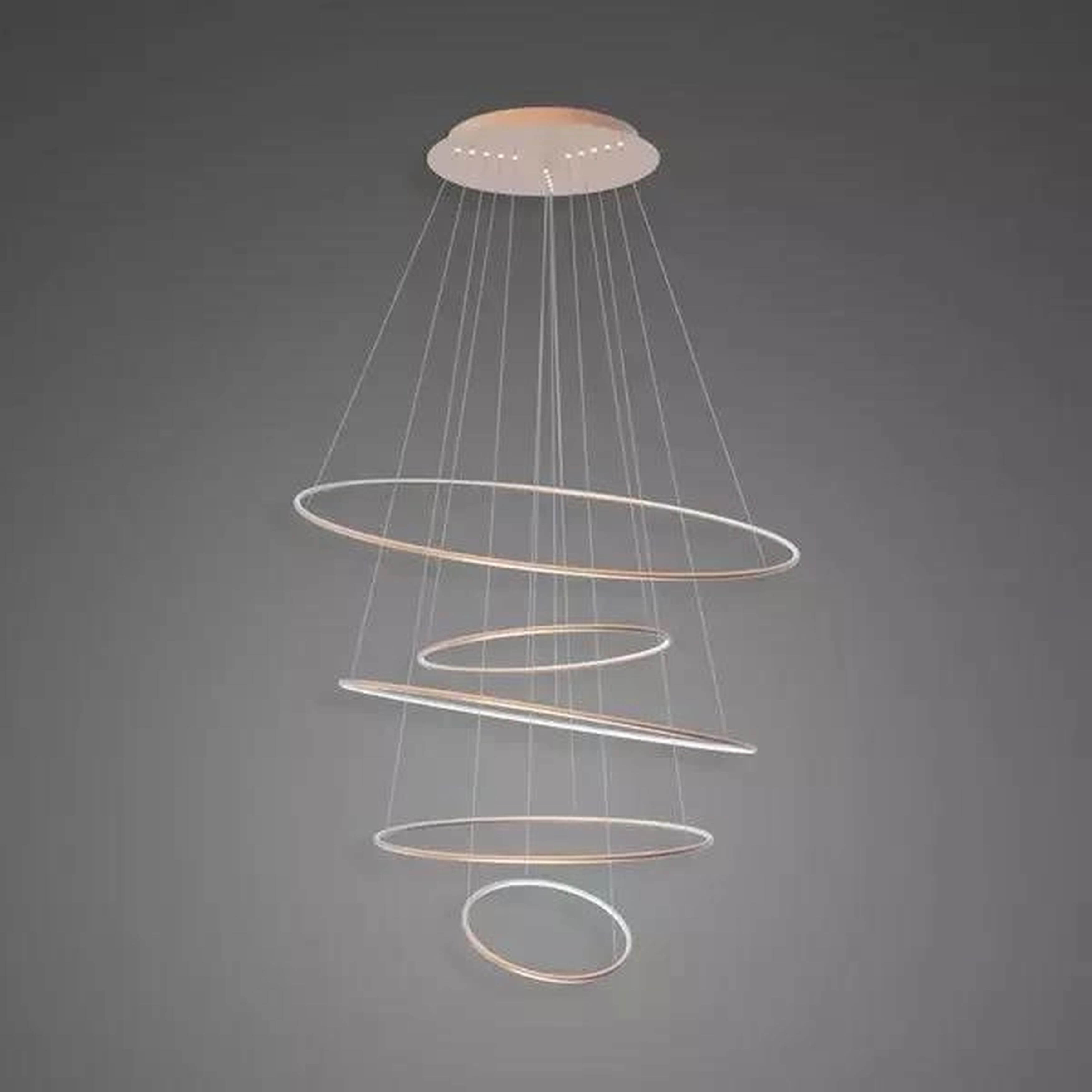 Altavola Design Ledowe Okręgi Pendelleuchte 5x151 W kupfer LA085/P_120_in_3k_copper