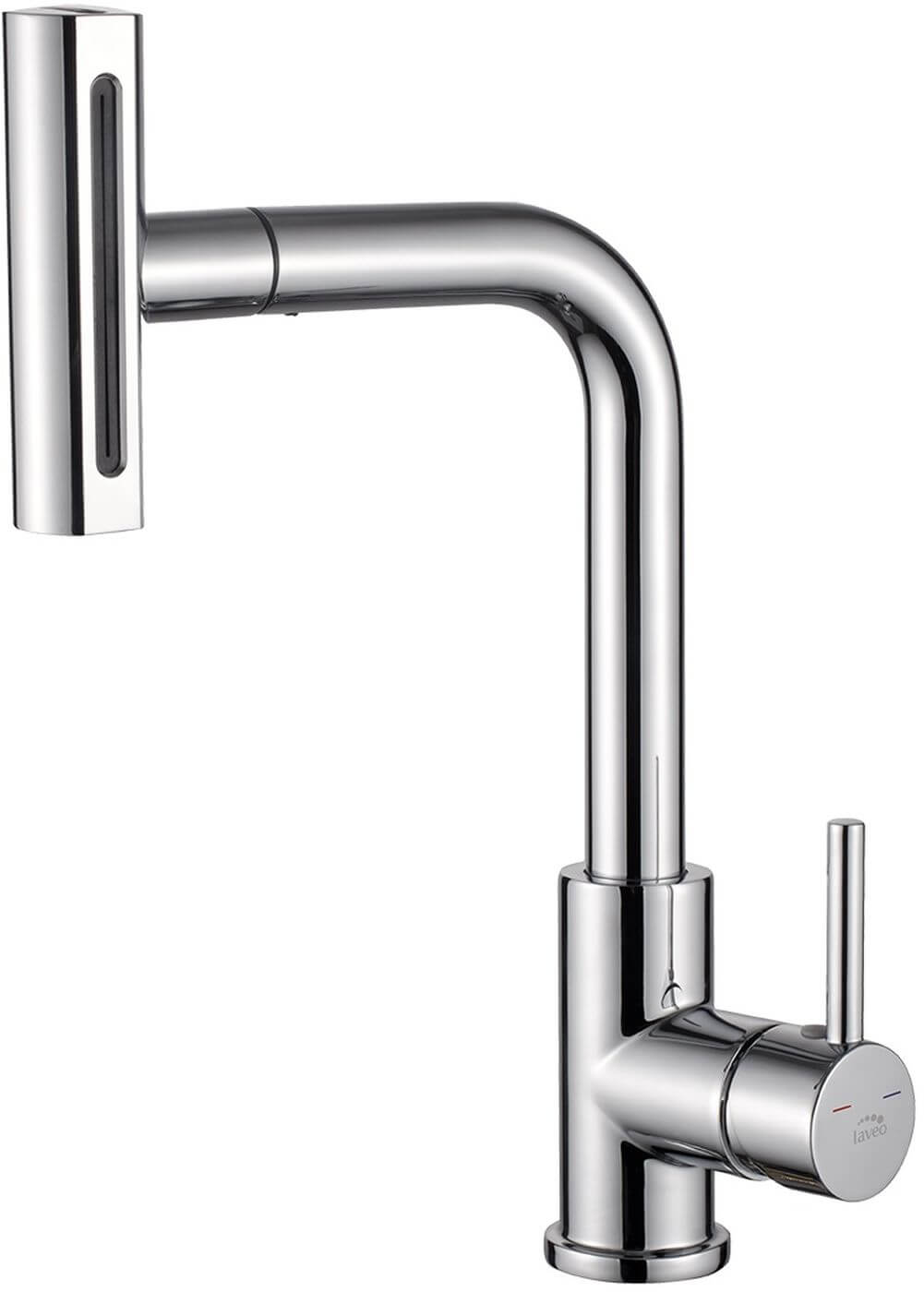 Laveo Rotaro Küchenarmatur Stehend chrom BLR_069D