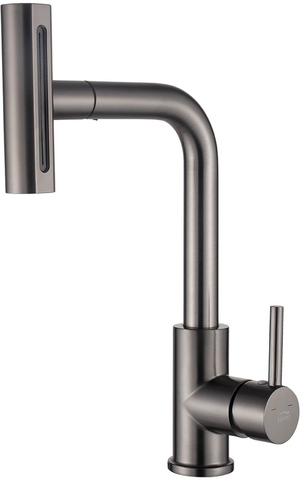 Laveo Rotaro Küchenarmatur Stehend grafit/grau BLR_969D