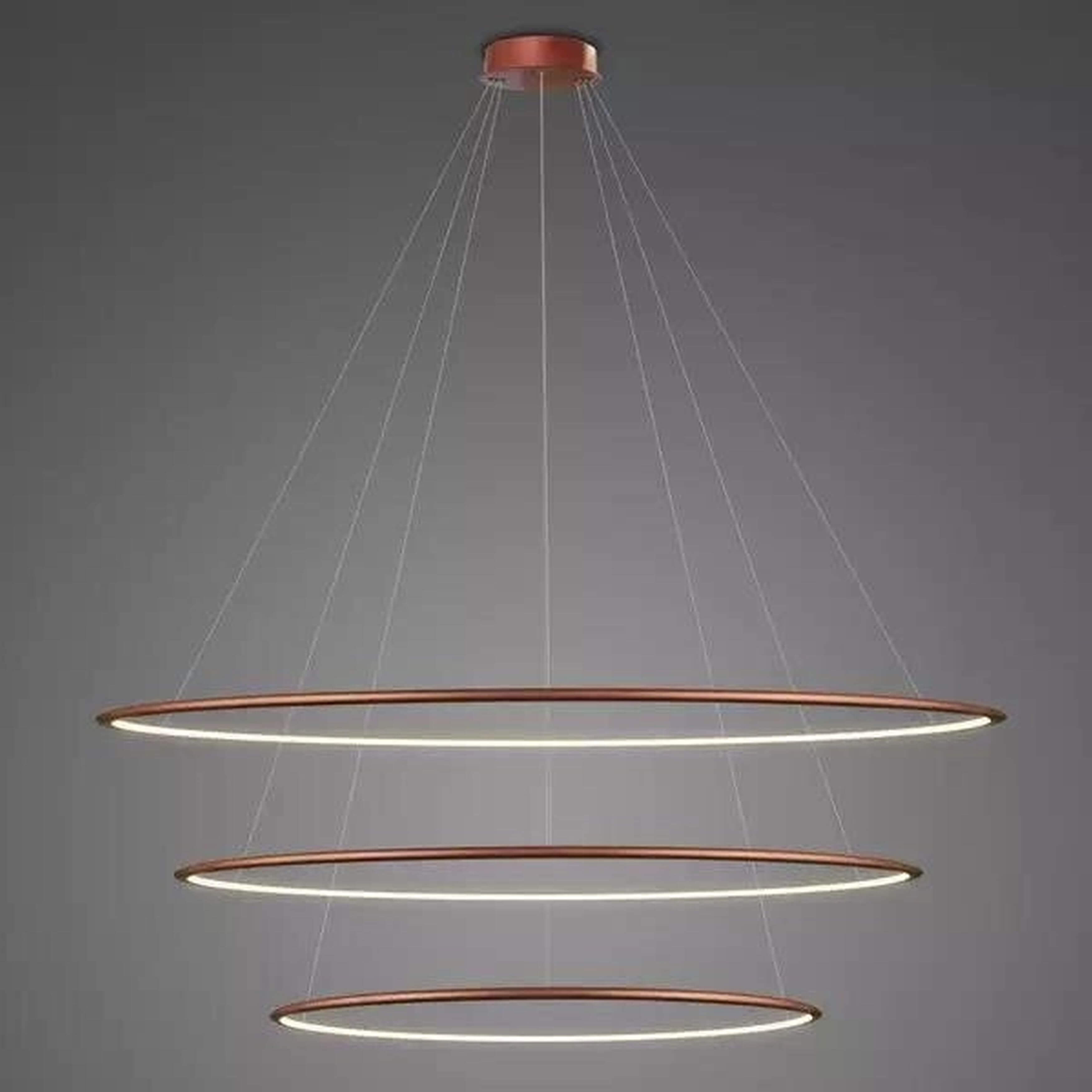 Altavola Design Led Shape Pendelleuchte 3x113 W kupfer LA075/P_120_in_3k_copper_remote
