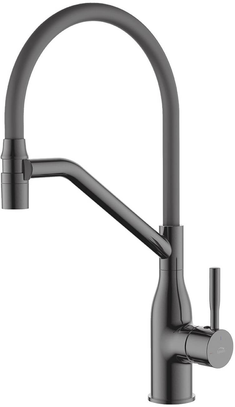 Laveo Colina Küchenarmatur Stehend grafit/grau BCO_978D