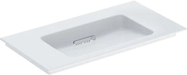 Geberit One Waschbecken 105x48 cm rechteckig Möbel weiß glanz 505.014.00.1