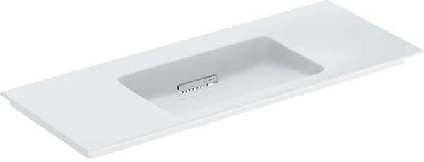 Geberit One Waschbecken 75x48 cm rechteckig Möbel weiß glanz 505.003.00.1