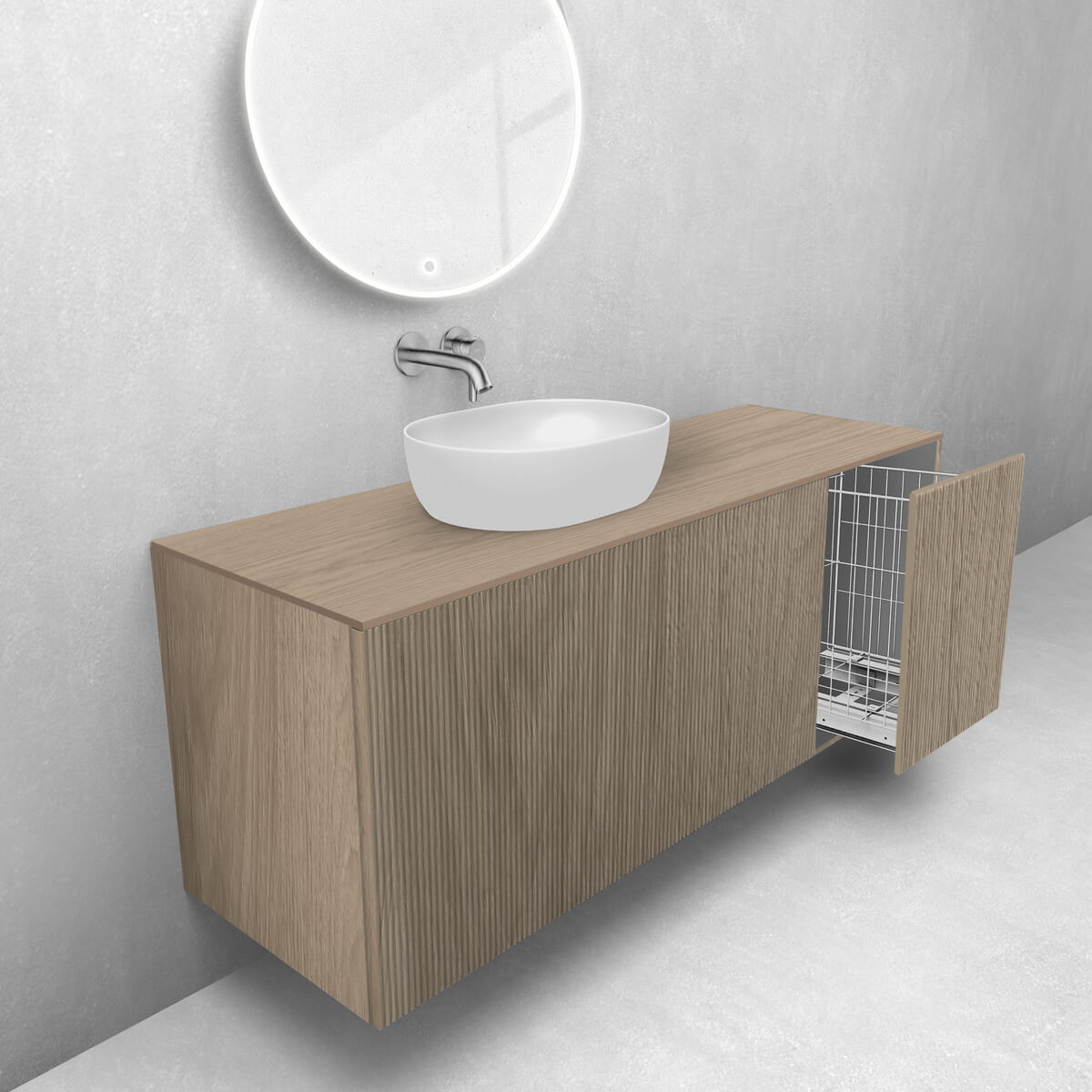 Set Badschrank Oltens Lun Rilla 60029060, Badschrank Oltens Lun Rilla 60026060, 63032060, 69902100