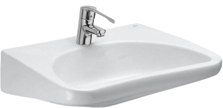 Roca Waschbecken 65x55 cm rechteckig Klassisch weiß glanz A327235S0P