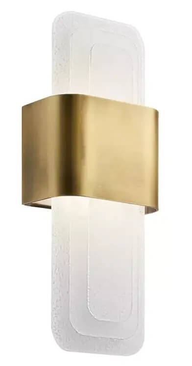 Elstead Lighting Serene Wandleuchte 1x16 W messing KL-SERENE-LED-W-NBR