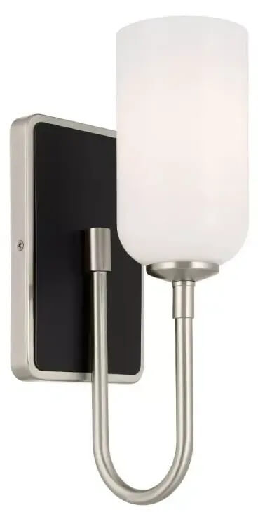 Elstead Lighting Solia Wandleuchte 1x3 W schwarz-opal-nikel KL-SOLIA-1W-BNB