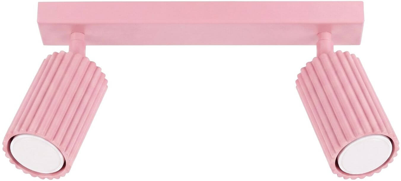 Sollux Lighting Karbon Deckenlampe 2x10 W rosa SL.1935