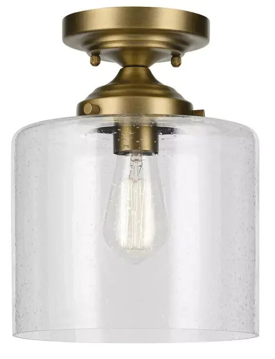 Elstead Lighting Winslow Deckenlampe 1x W messing-transparent KL-WINSLOW-SF-NBR