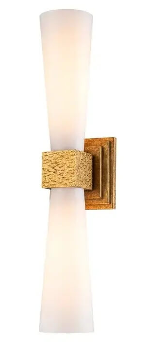 Elstead Lighting Kristy Wandleuchte 2x4 W gold-opal KRISTY-2WB-DG-OPAL