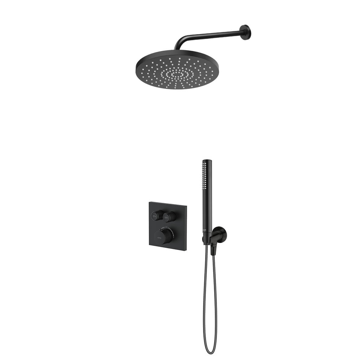 Set Badewannen- und Duscharmatur Oltens Onega 34602300, Kopfbrause Oltens Pluva 37010300, 39400300, 39304300, 37102300, 37200300