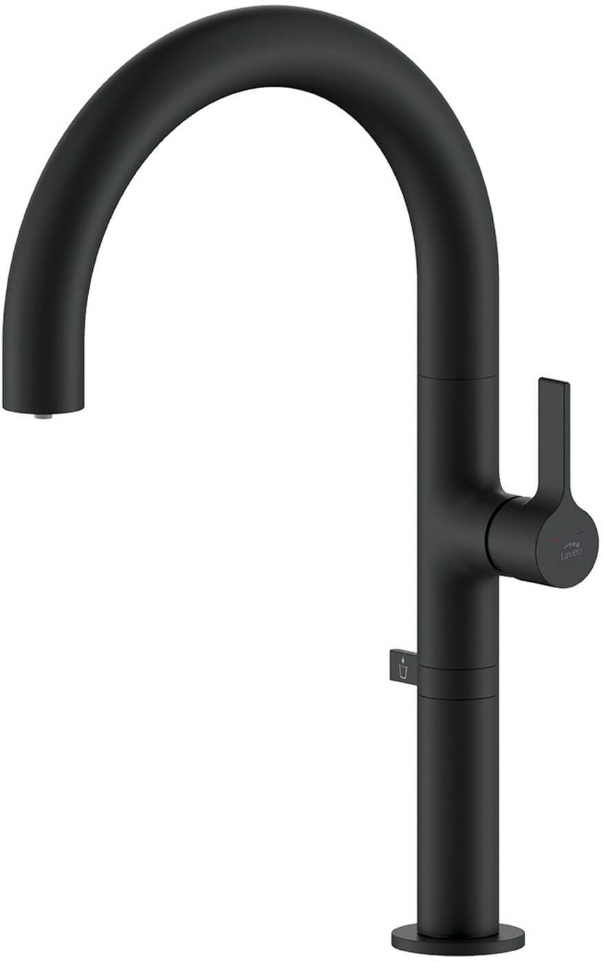 Laveo Pureco Küchenarmatur für Wasserfilter Stehend schwarz BPU_798D