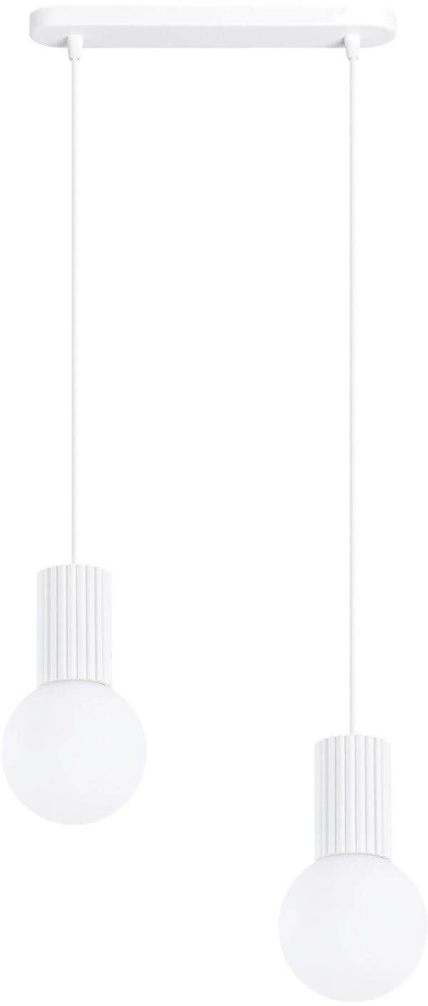 Sollux Lighting Halo Pendelleuchte 2x8 W weiß SL.1981