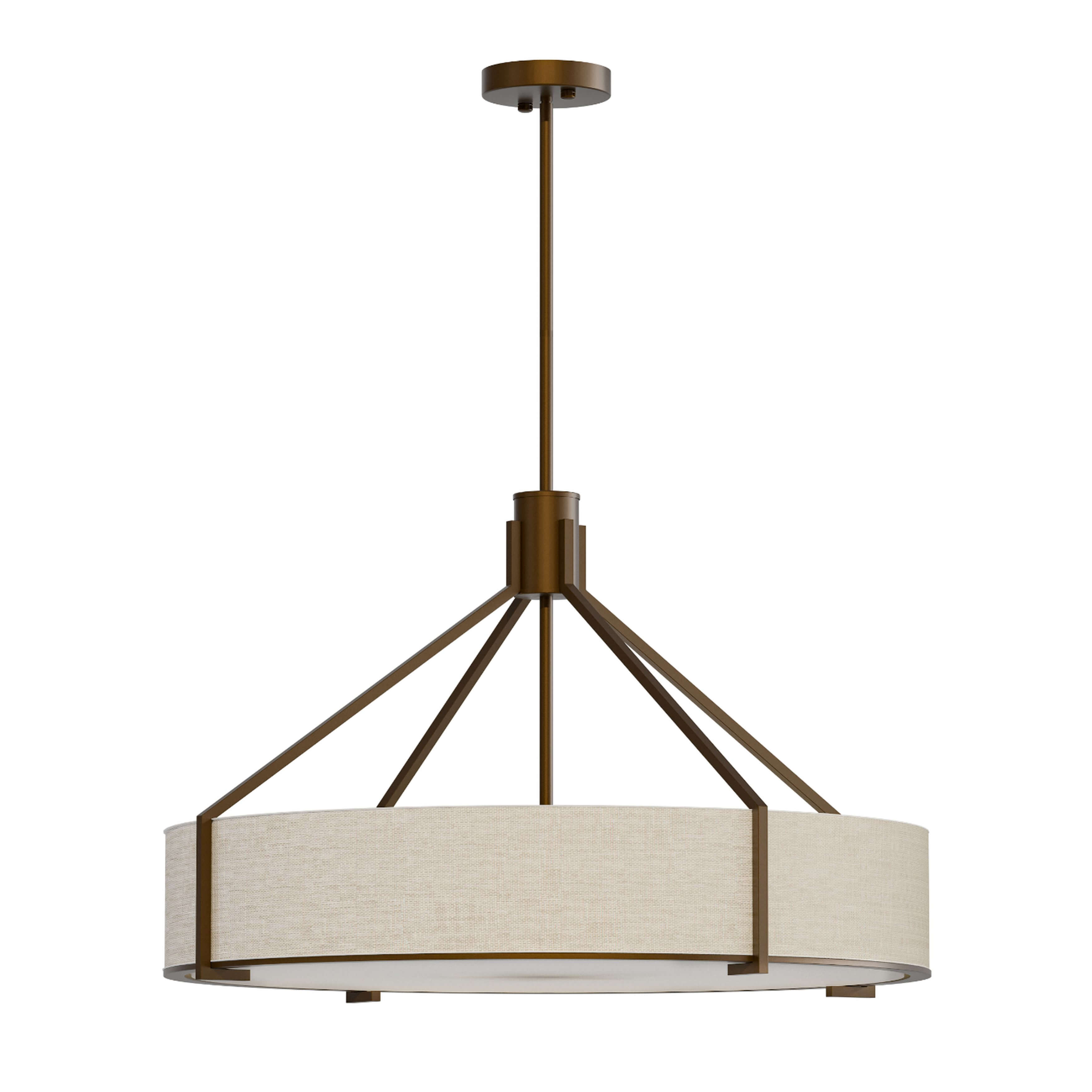 Open Design Doretto Pendelleuchte 1x15 W weiß-braun-beige OR85679