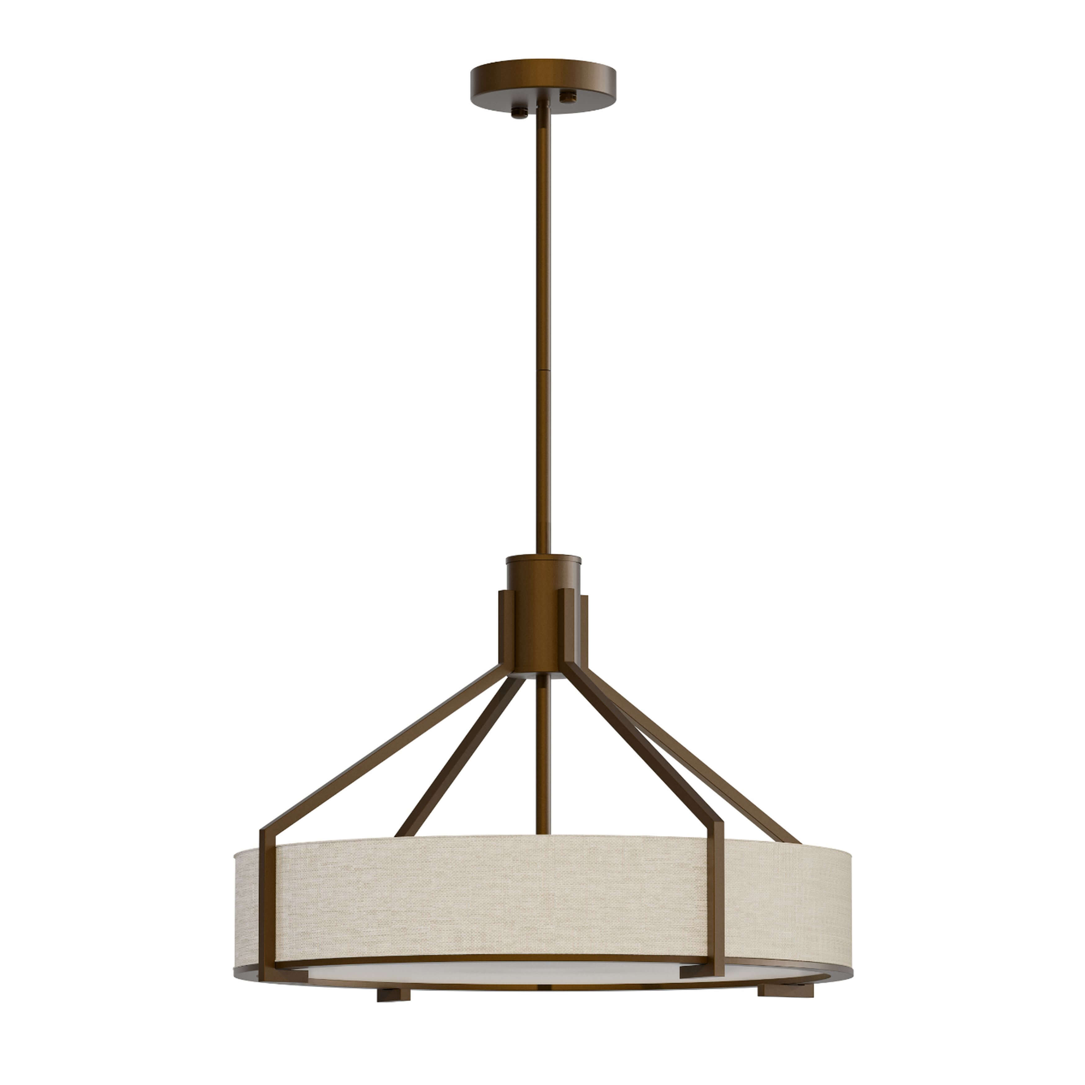 Open Design Doretto Pendelleuchte 1x15 W weiß-braun-beige OR85648