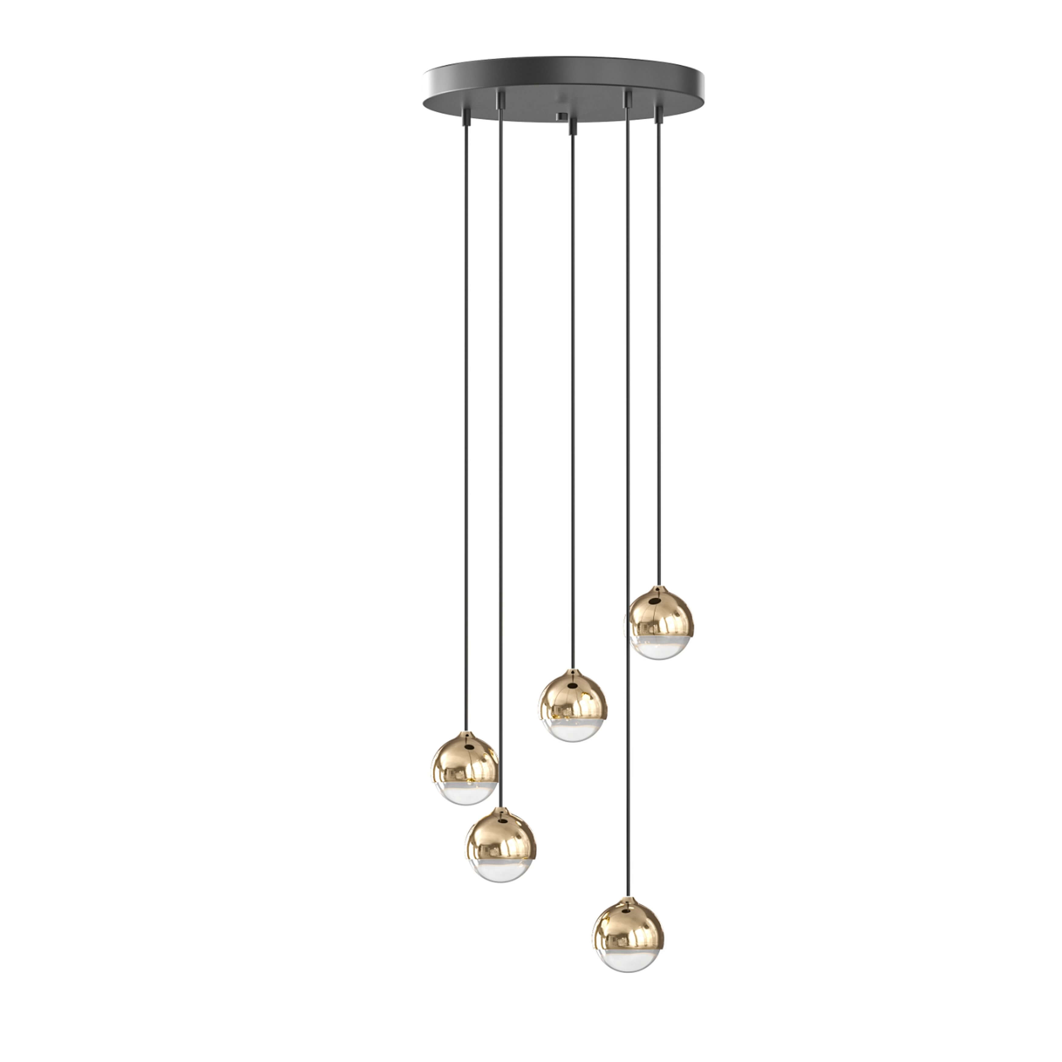 Open Design Bolicina Pendelleuchte 5x5 W gold OR85518