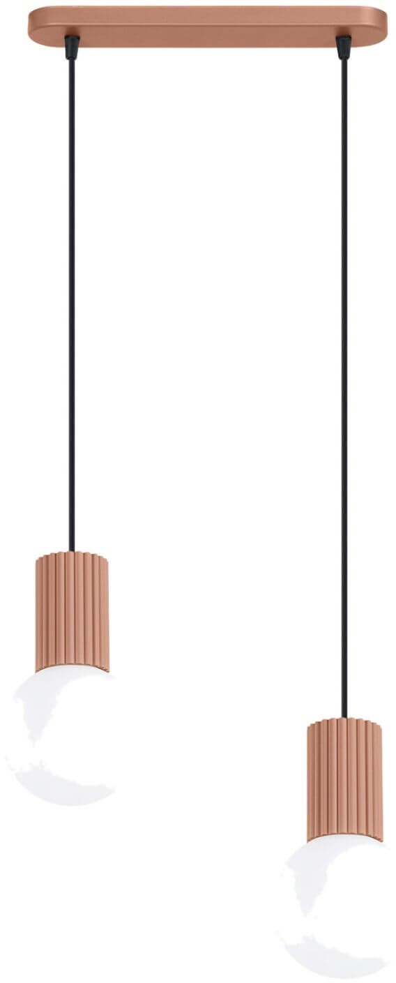 Sollux Lighting Halo Pendelleuchte 2x8 W beige SL.1986