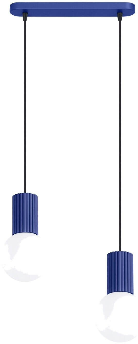 Sollux Lighting Halo Pendelleuchte 2x8 W blau SL.1987