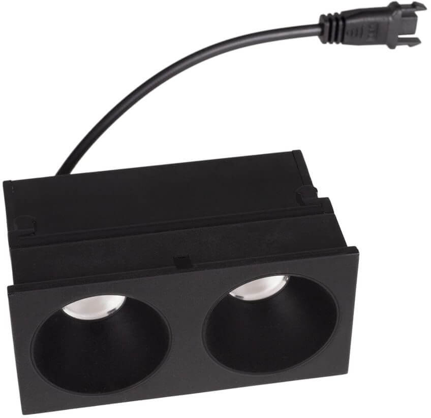 MaxLight Modular Eingebaute Lampe 2x6 W schwarz HM180 2L