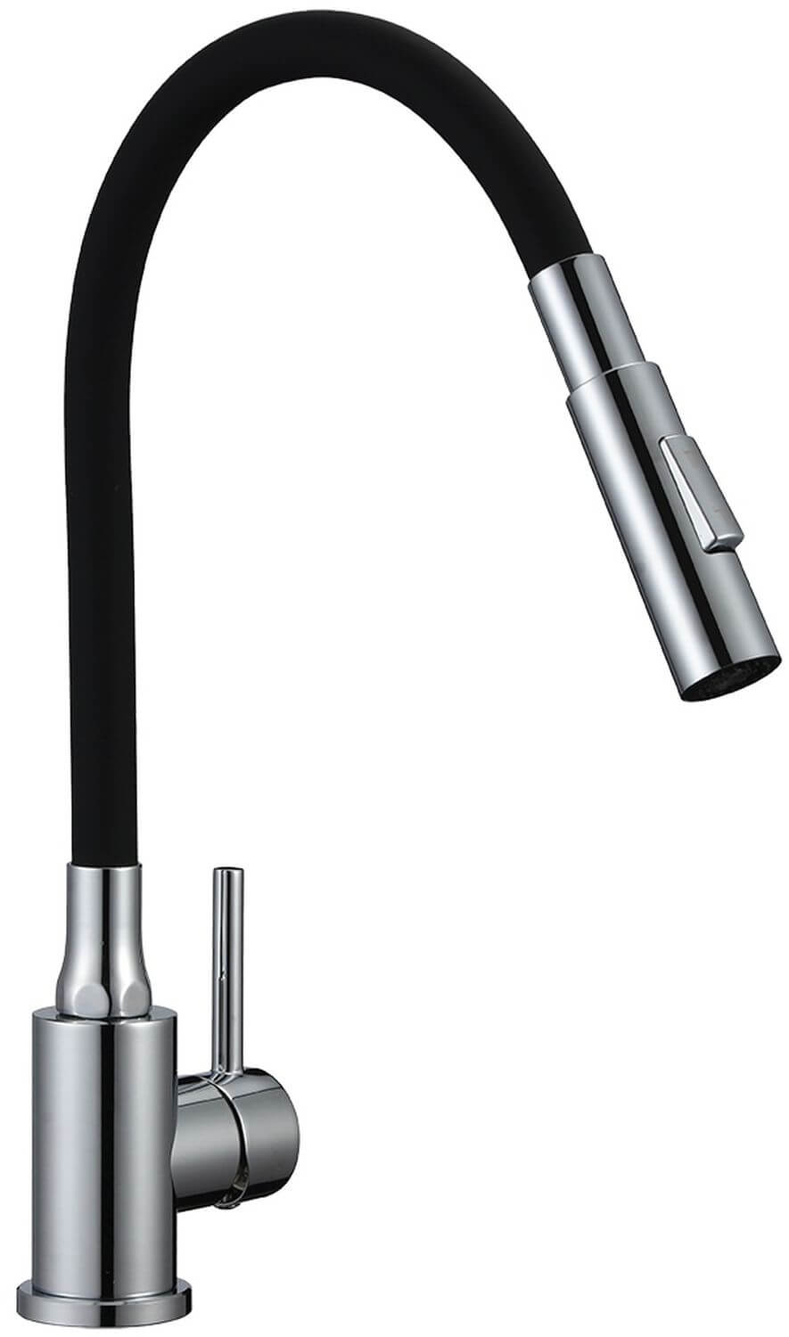 Kuchinox Velia Küchenarmatur Stehend chrom-schwarz B52_762D