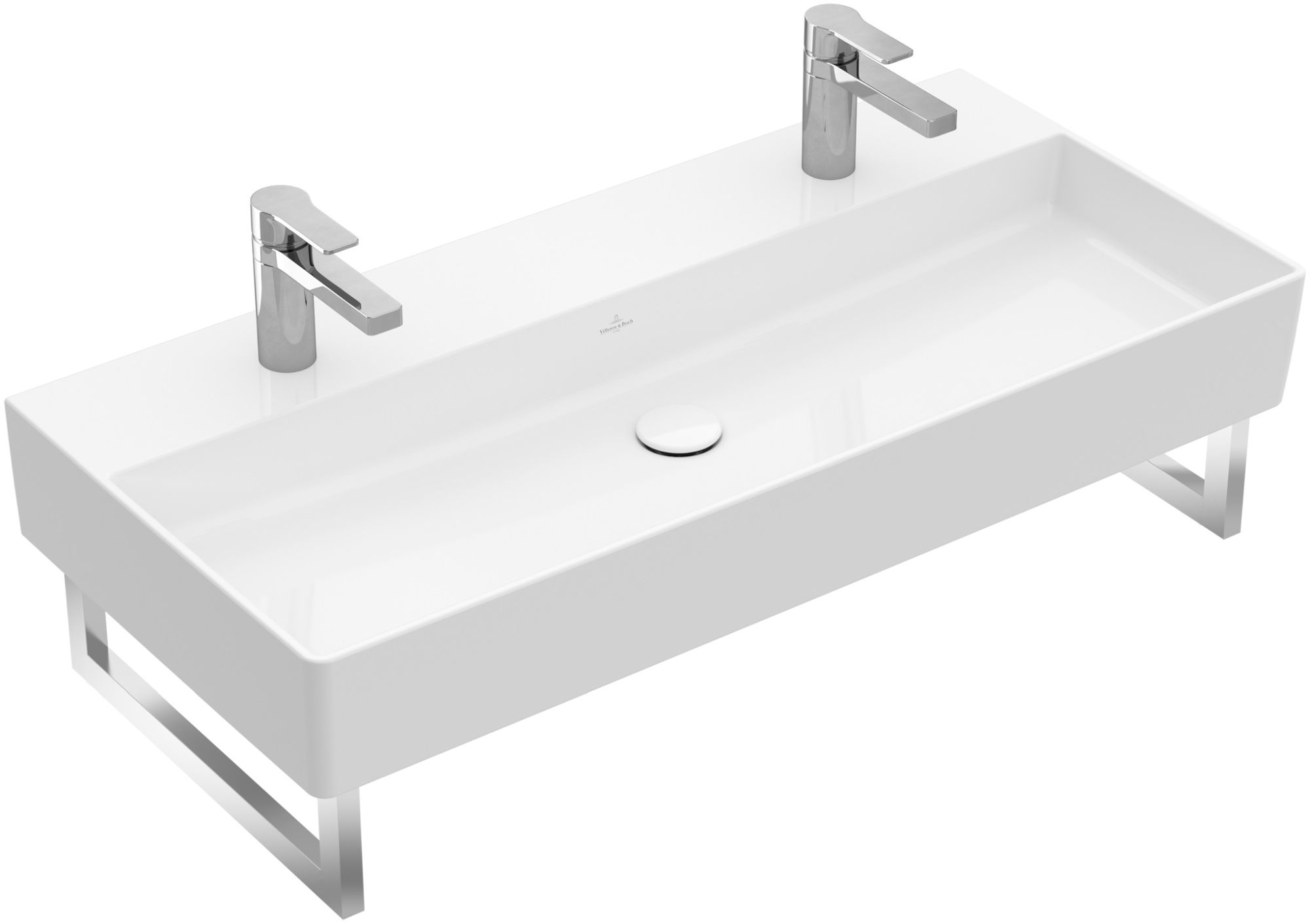 Villeroy & Boch Memento 2.0 Waschbecken 100x47 cm rechteckig Klassisch weiß glanz 4A22A4R1