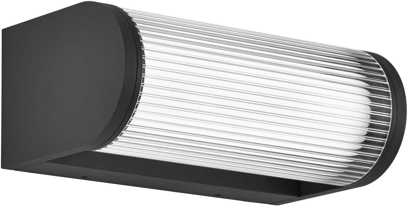 MaxLight Gardenia Außenwandleuchte 1x12 W schwarz W0465