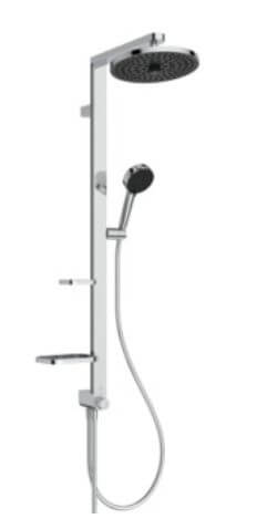 Ideal Standard Alu+ Duschset Wandmontage mit Kopfbrause chrom BD585AA