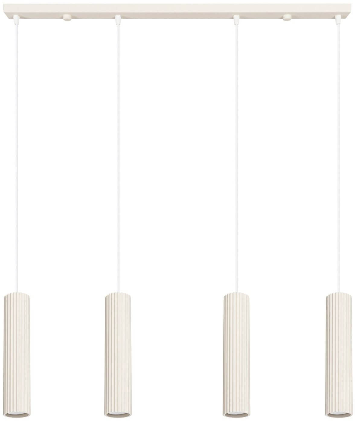 Sollux Lighting Karbon Pendelleuchte 4x10 W beige SL.2004