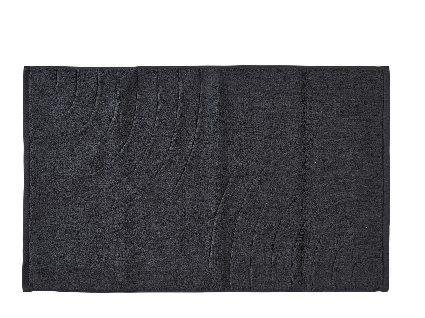 Zone Denmark Time Badteppich 80x50 cm rechteckig schwarz 33911