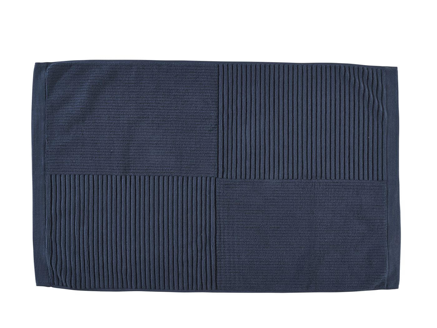 Zone Denmark Classic Badteppich 80x50 cm rechteckig marineblau 34977