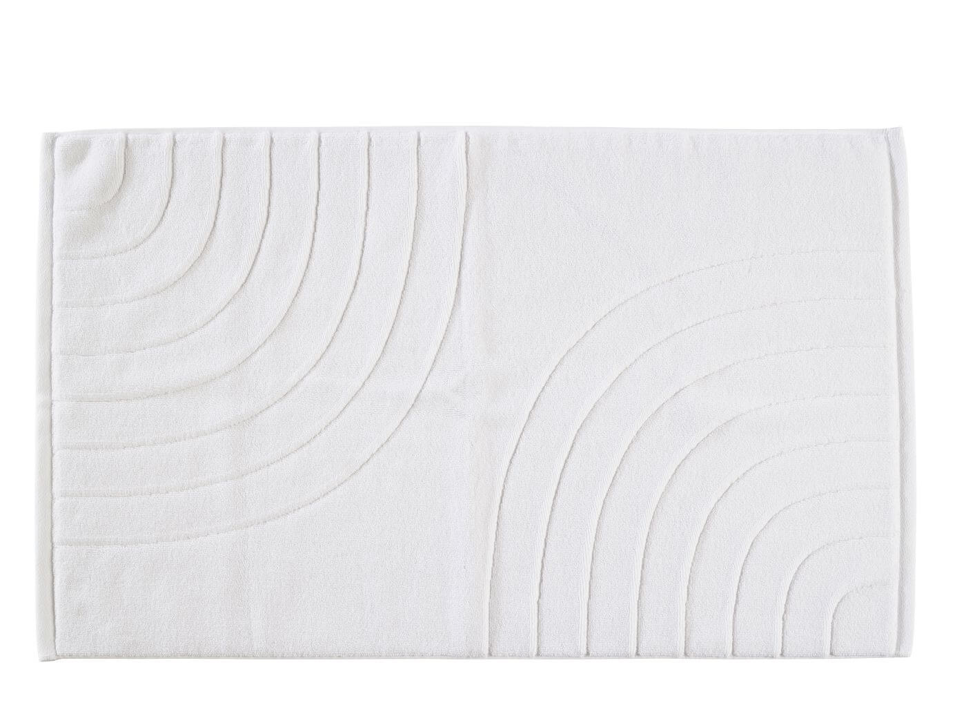 Zone Denmark Time Badteppich 80x50 cm rechteckig weiß 34820