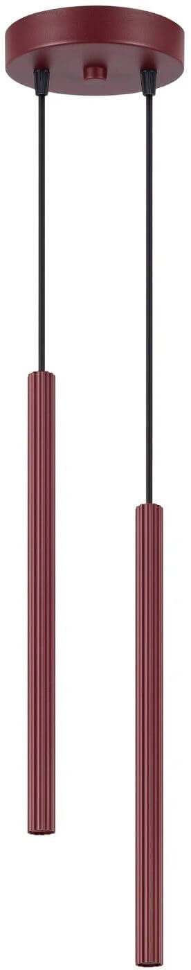 Sollux Lighting Arche Pendelleuchte 2x8 W burgund SL.2043