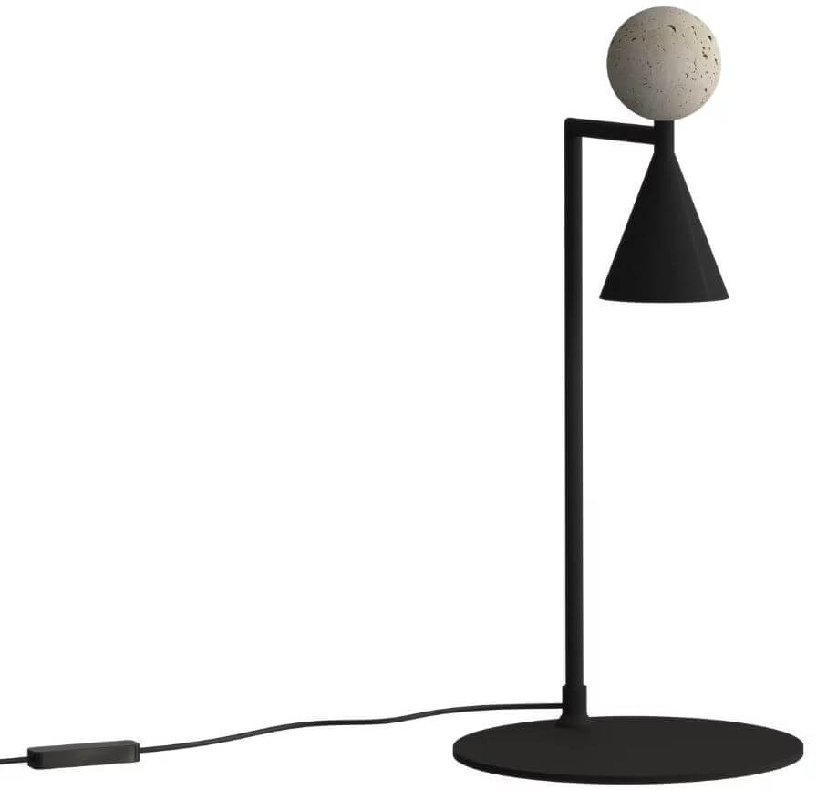 MaxLight Bingo Tischlampe 1x9 W schwarz T0070