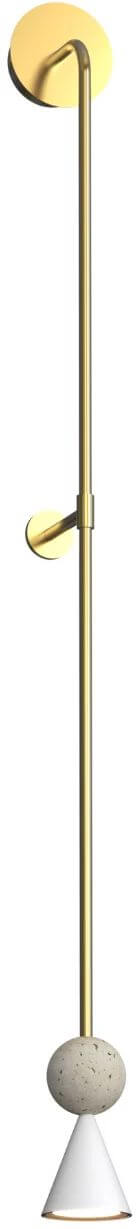 MaxLight Bingo Wandleuchte 1x8 W gold W0449
